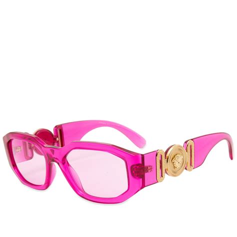 versace sunglasses pink|versace pink sunglasses for women.